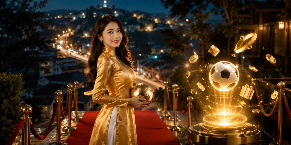 Người hâm mộ bóng đá tại Đà Lạt theo dõi cá cược trực tuyến với áo dài truyền thống