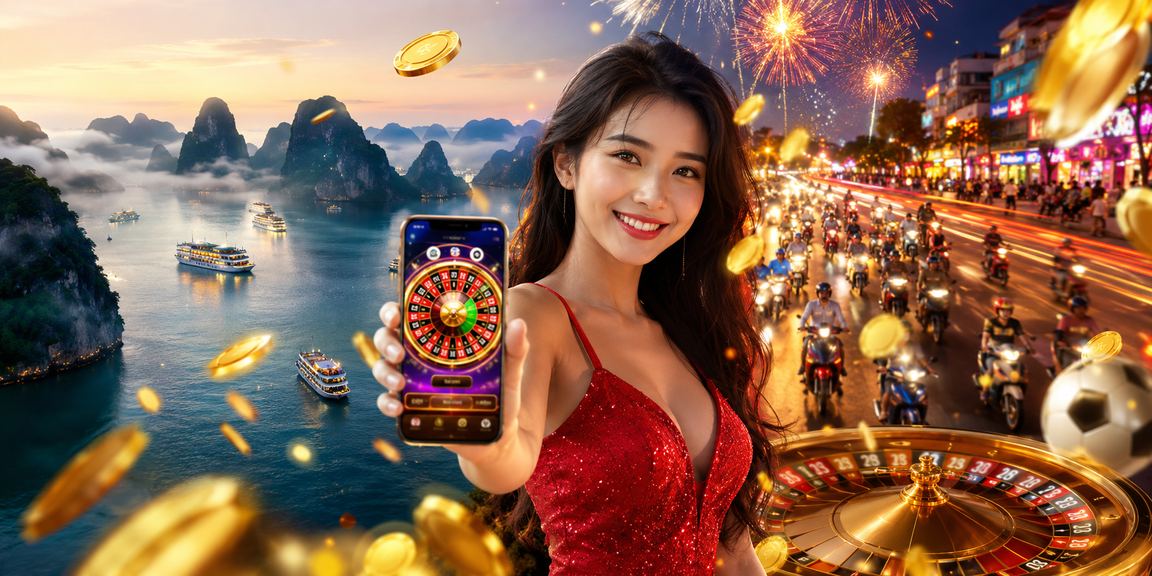 Roulette neon tại Hạ Long Bay – bàn casino xsgialai