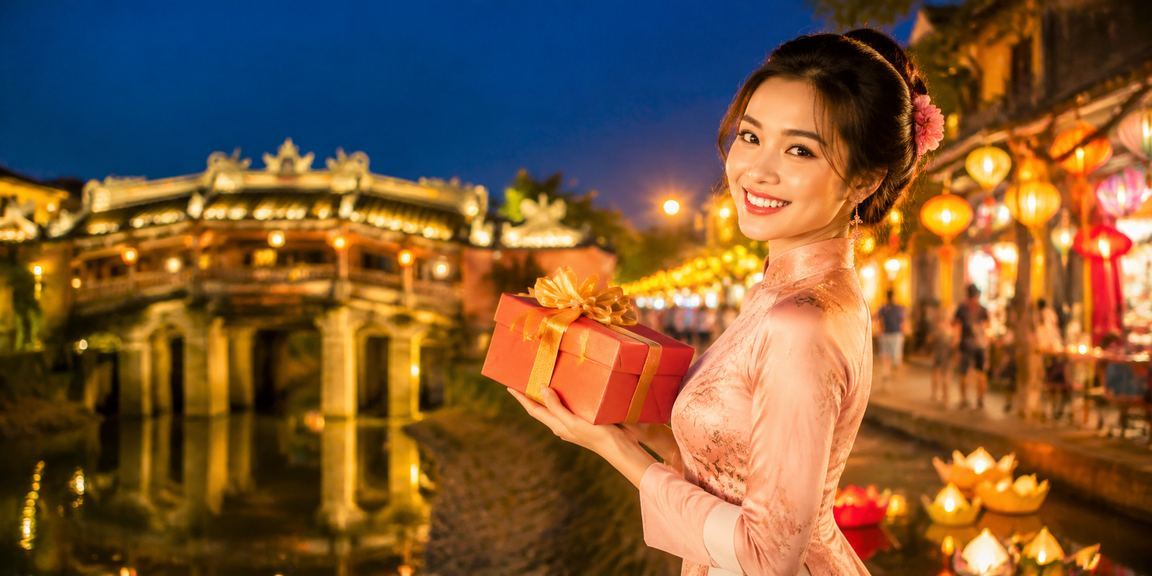 Khung cảnh Hội An về đêm biểu tượng cho trải nghiệm cân bằng